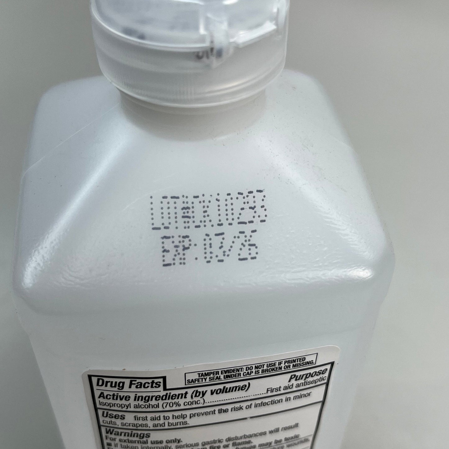 GOODSENSE 70% Isopropyl Alcohol First Aid Antiseptic 16 fl oz Case of 6x ct Shelf Stable Best By: 03/26