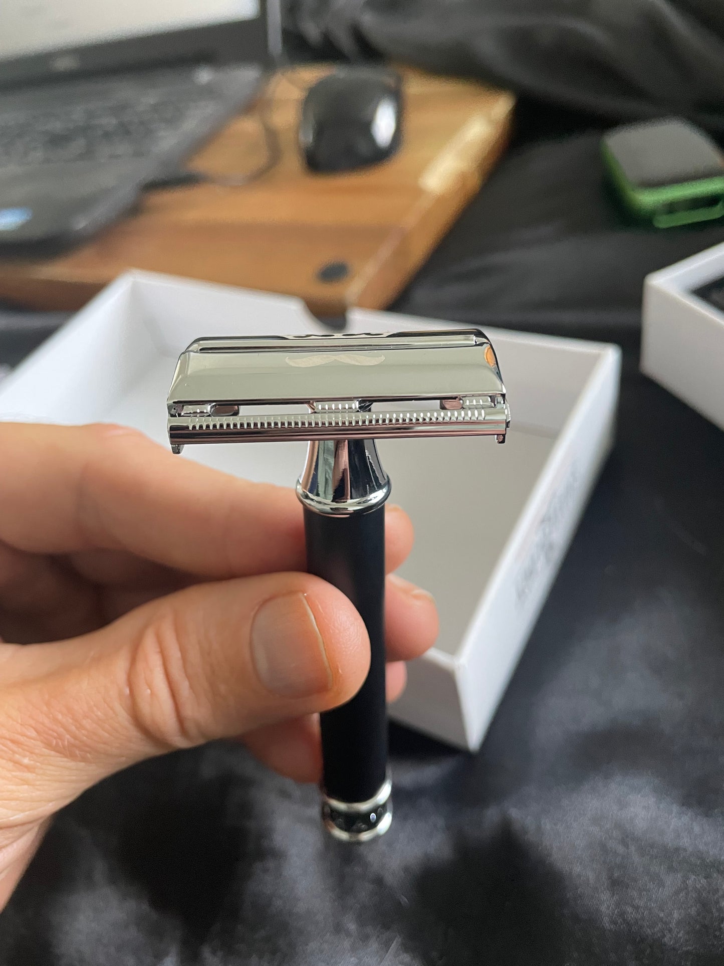 The Phantom Razor BUTTERFLY Double-Edged Safety Razor by Shaveology