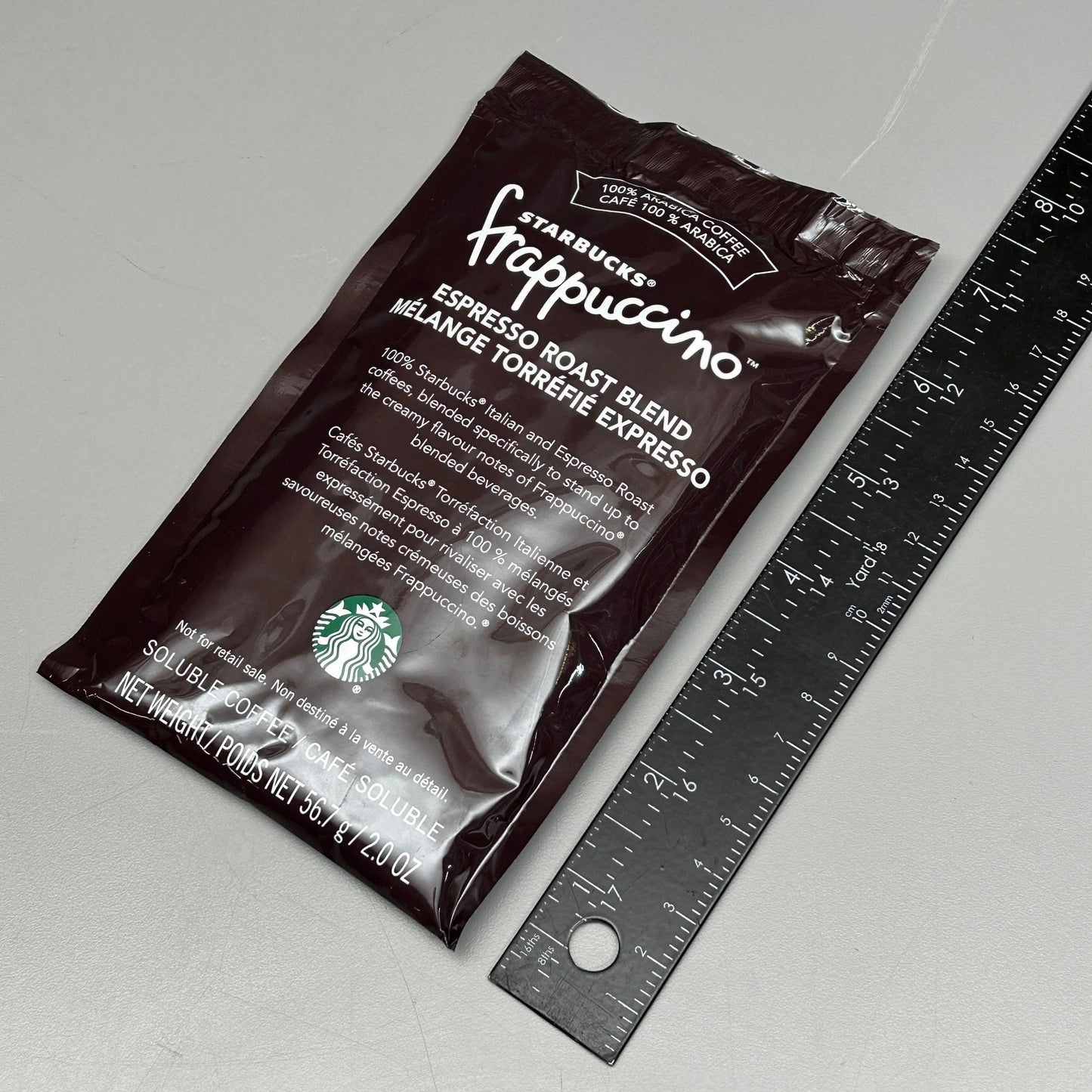 STARBUCKS Frappuccino Espresso Roast Blend Concentrate 2 oz EZ-Pack Best By: 10/24