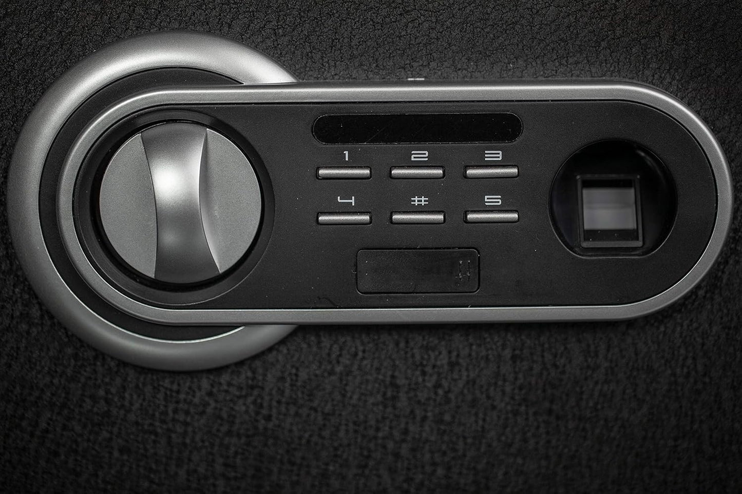 Security Safe with Fingerprint Sensor and Biometric Lock Pry-Resistant Digital Gun Safe with Optical Sensor and Keypad