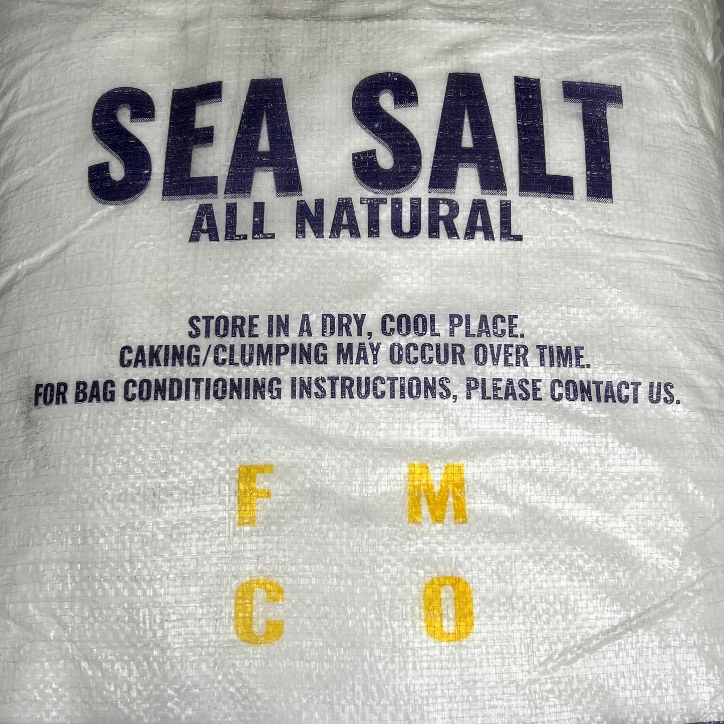 SEA SALT - 50 lbs Non-Iodized, Kosher, Fine Grain Sea Salt for Commercial Use, Food Grade, No Additives, 99.9% Purity