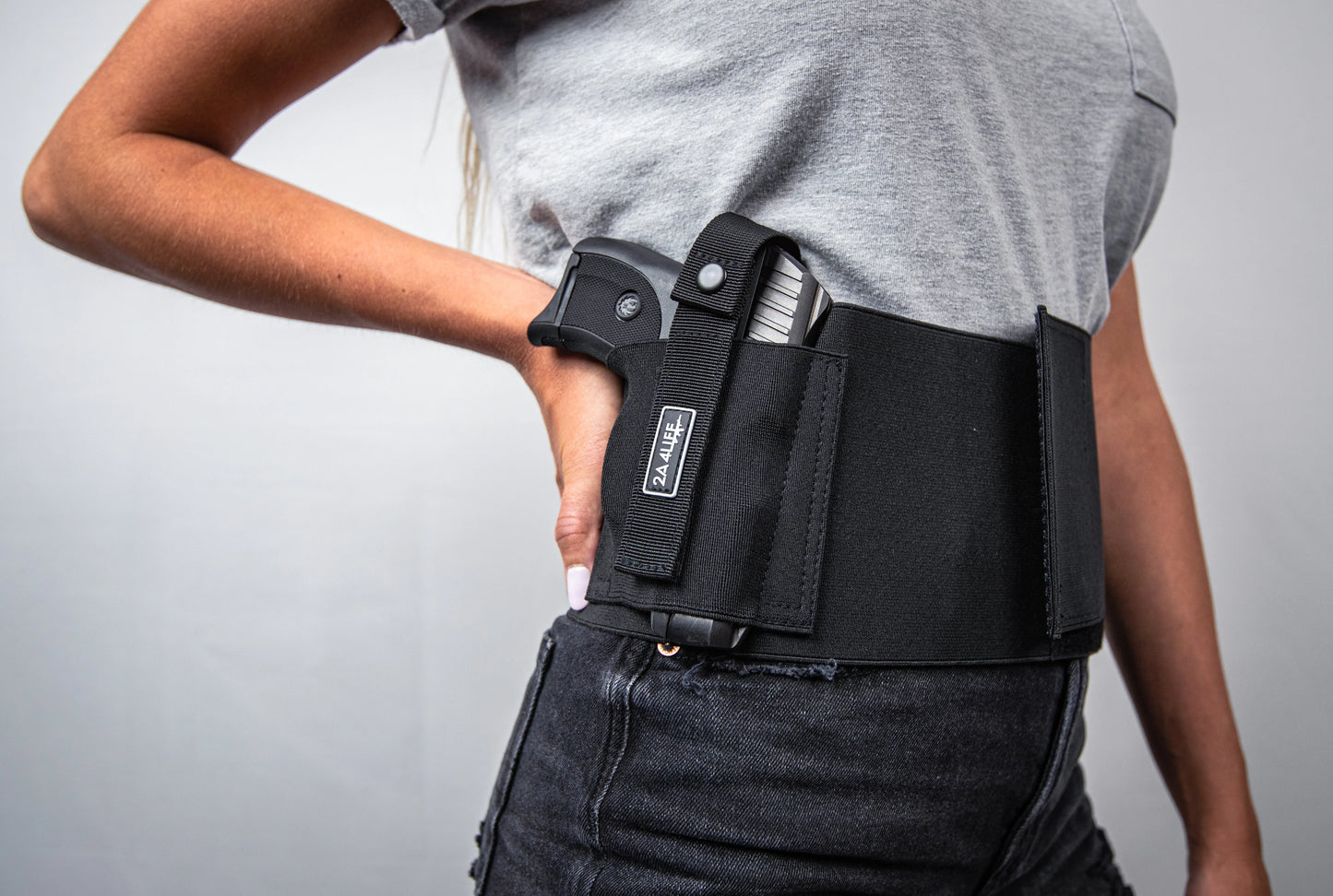 Tactical Belly-Band Holster - Universal Comfort fit - Concealed Carry Belt Accessory