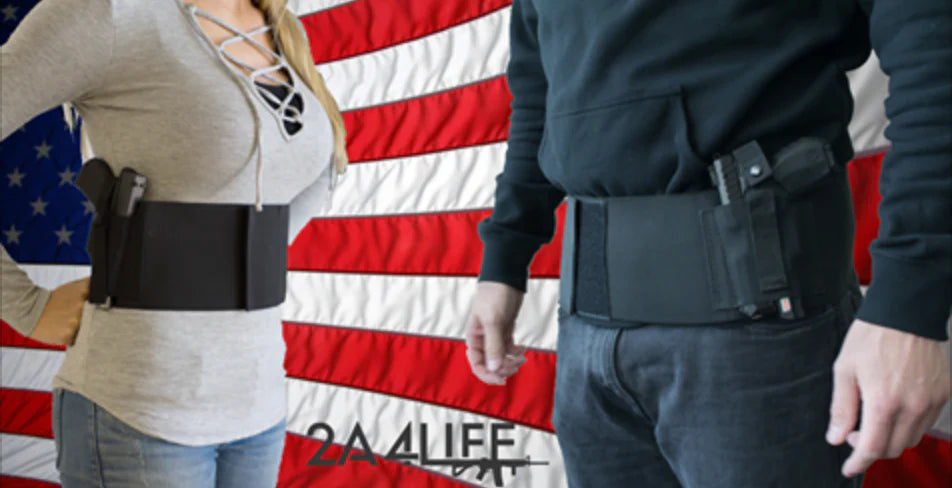 Tactical Belly-Band Holster - Universal Comfort fit - Concealed Carry Belt Accessory