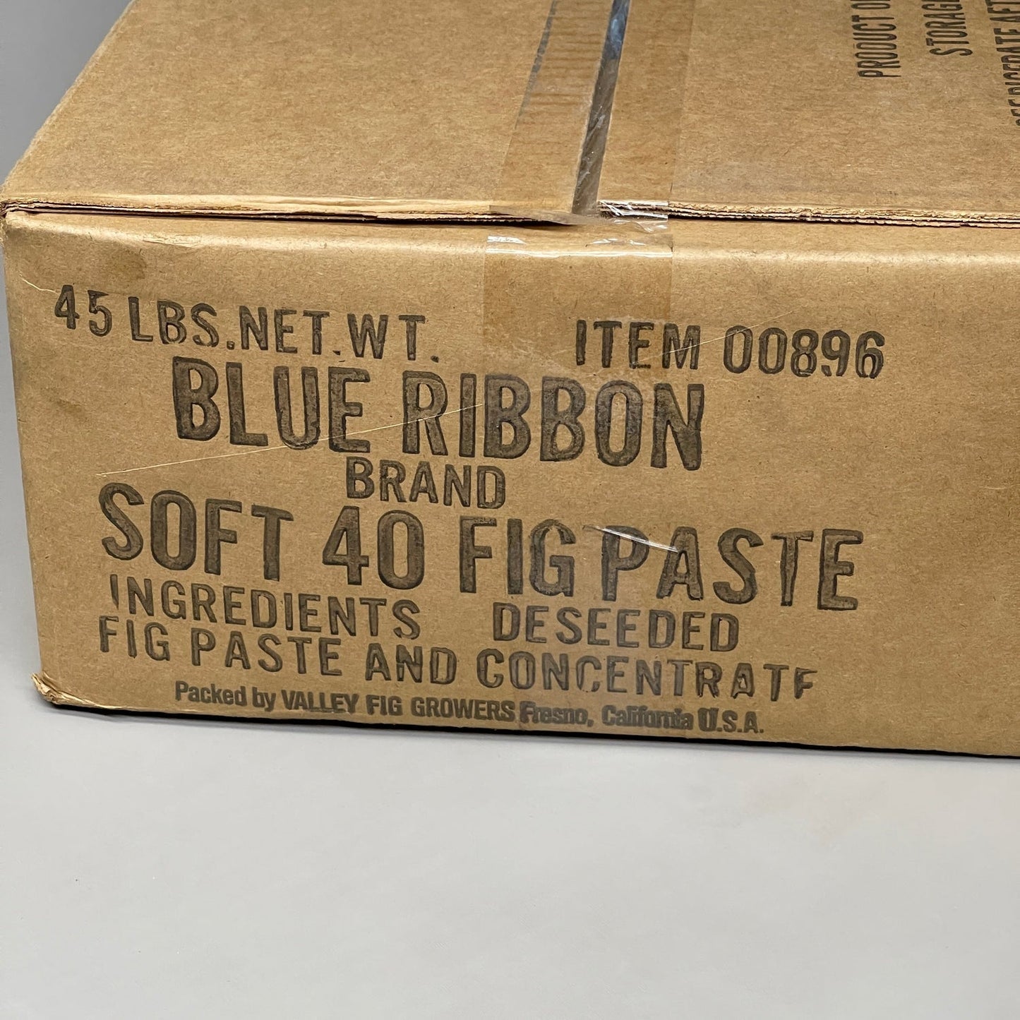 BLUE RIBBON Fig Paste (Deseeded) Professional Grade Soft 40 Fig Paste 45 lb Bag Shelf Stable (as-is) 00896