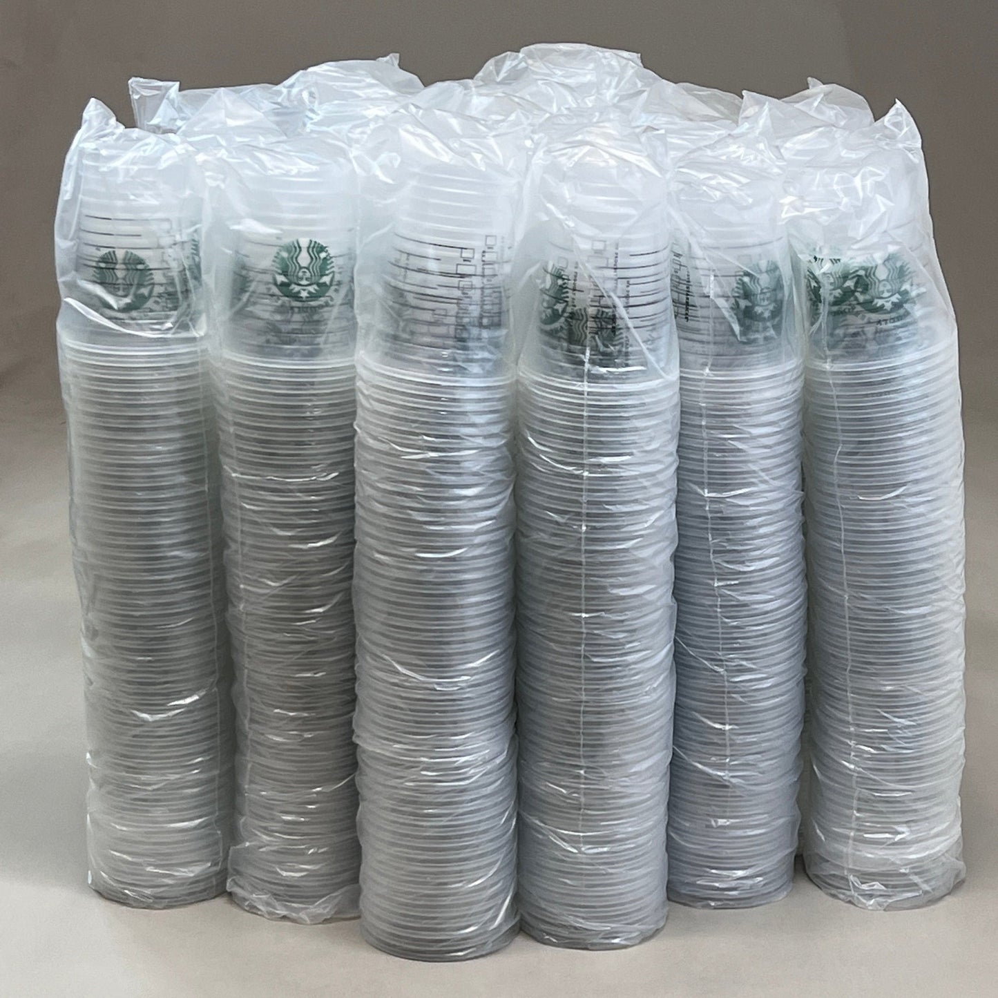 STARBUCKS 16 oz Grande COLD Cups Clear 1000 ct Model: 001237520