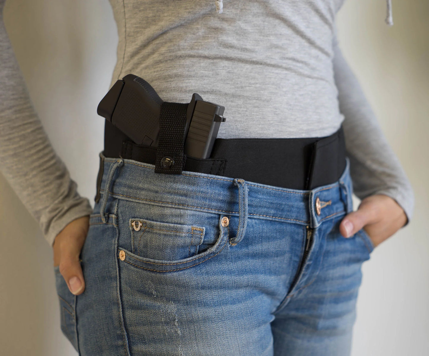 Tactical Belly-Band Holster - Universal Comfort fit - Concealed Carry Belt Accessory