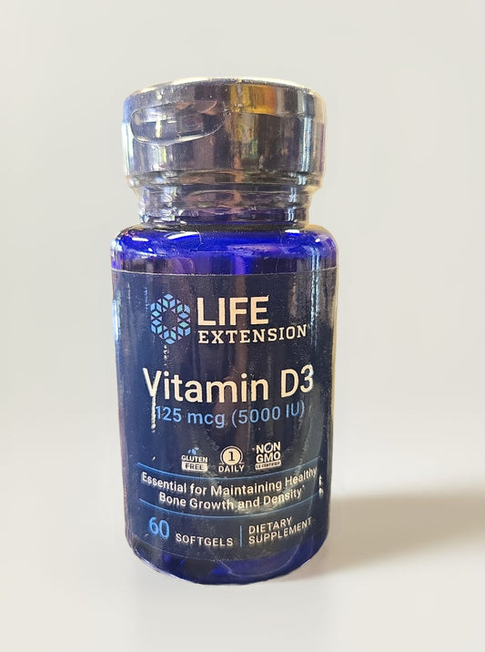 Life Extension Vitamin D3 125mg Supplement