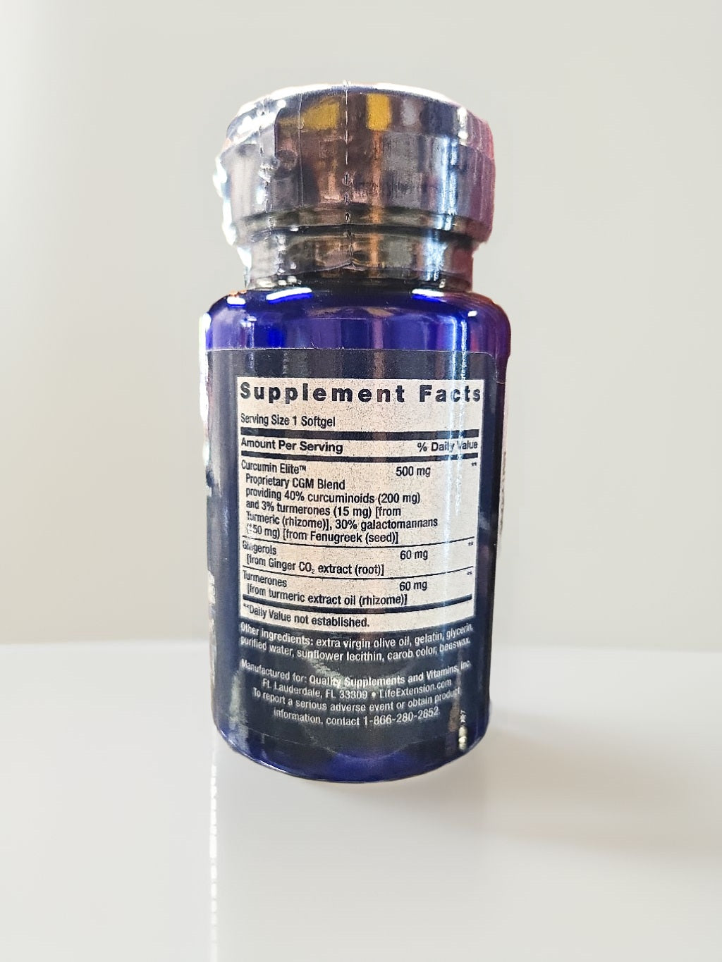 Life Extension Advanced Curcumin Elite supplement