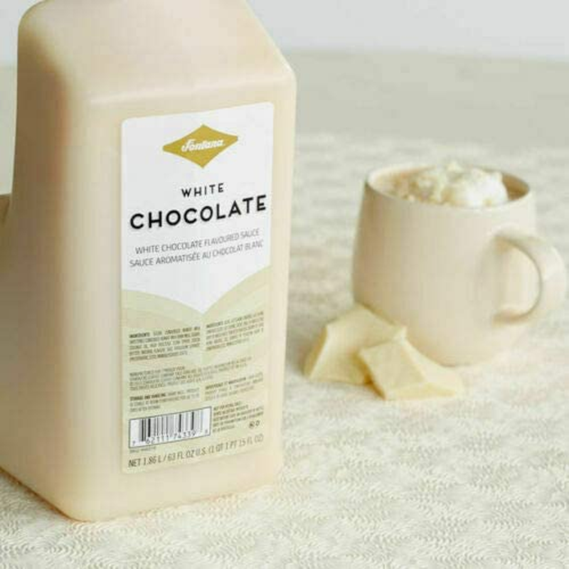 STARBUCKS  Fontana White Chocolate Sauce - 63 fl.oz.  Shelf Stable (as-is) Best By: 6/23