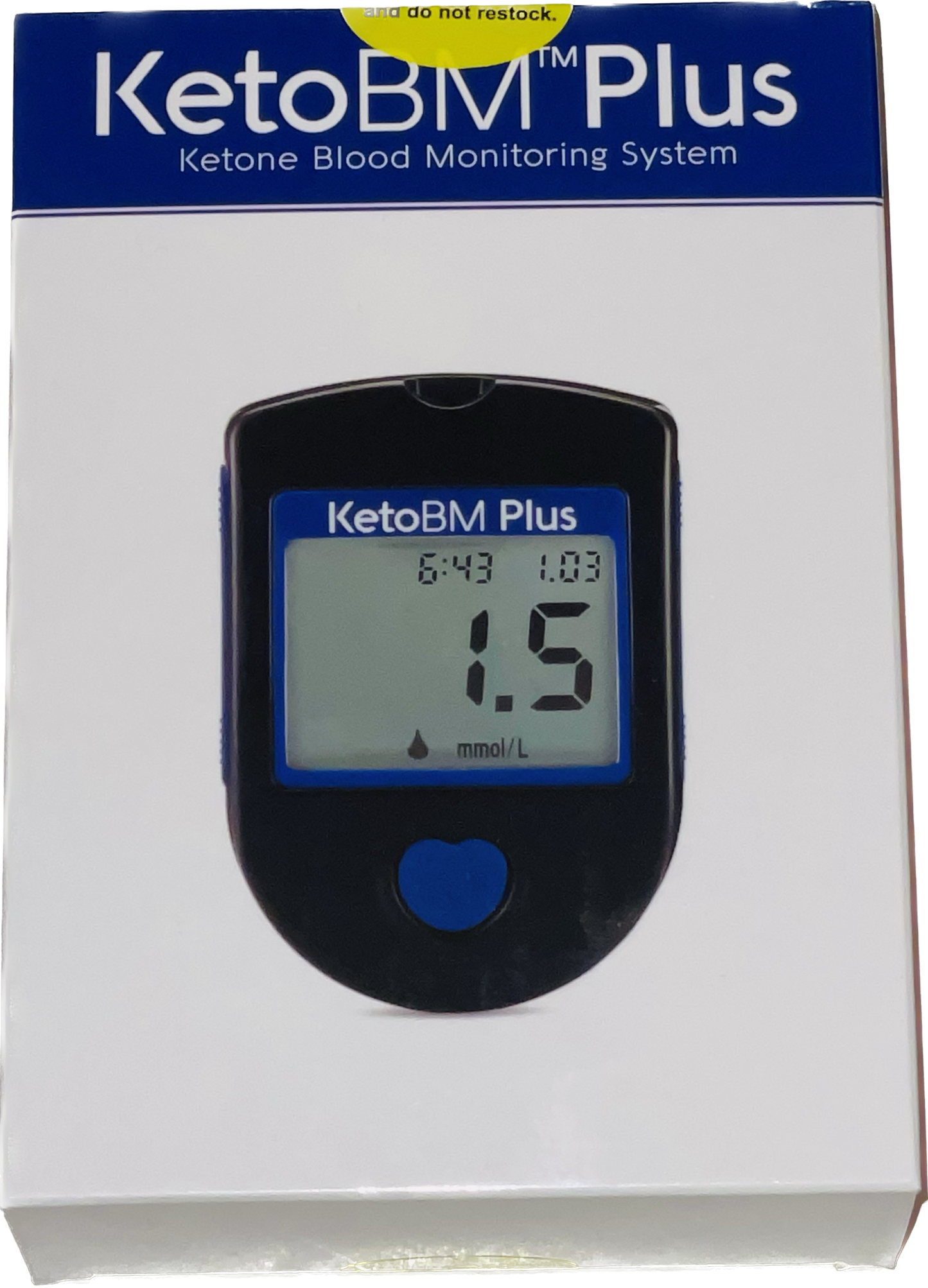 Keto BM Plus - Professional Ketone Blood Testing Kit - Complete System for Keto Diet Monitoring and Ketosis Level Diagnostics - Blood Ketone mmol/ L